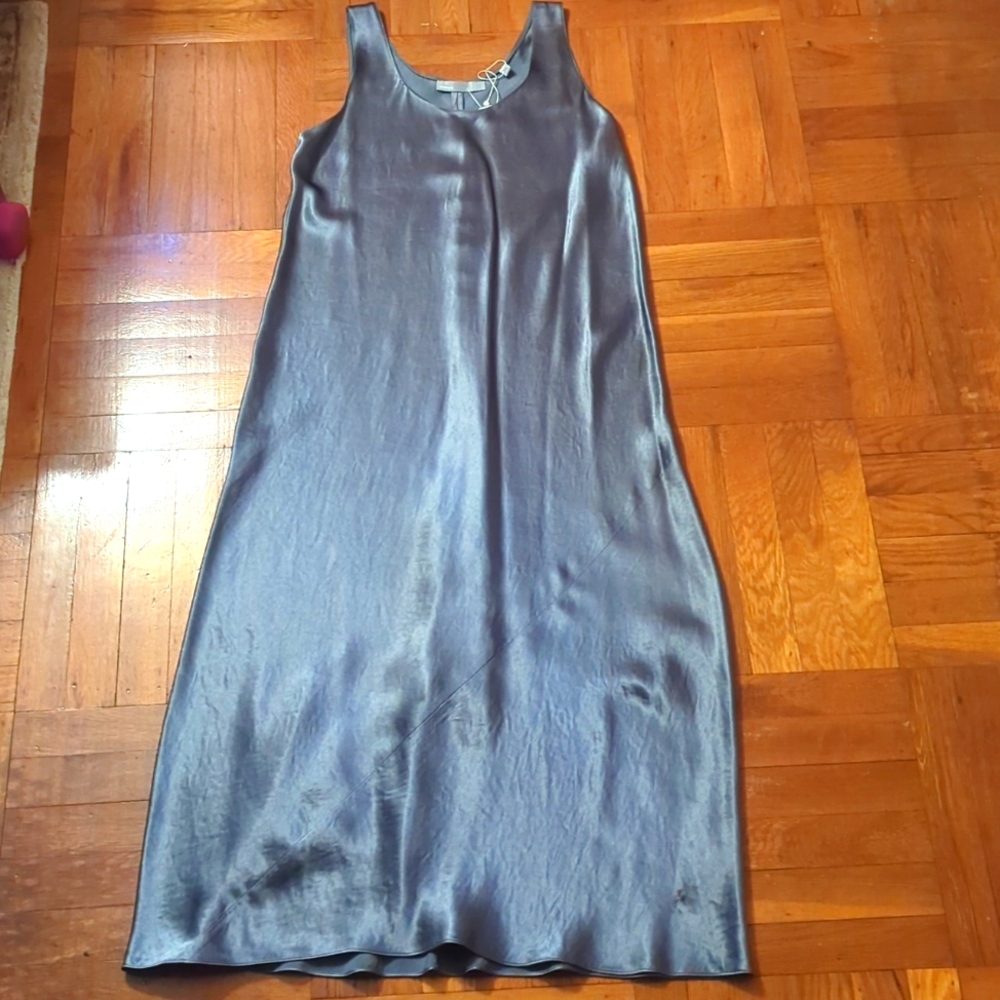 NWT Vince. Maxi Slip Dress in Pine Size Small